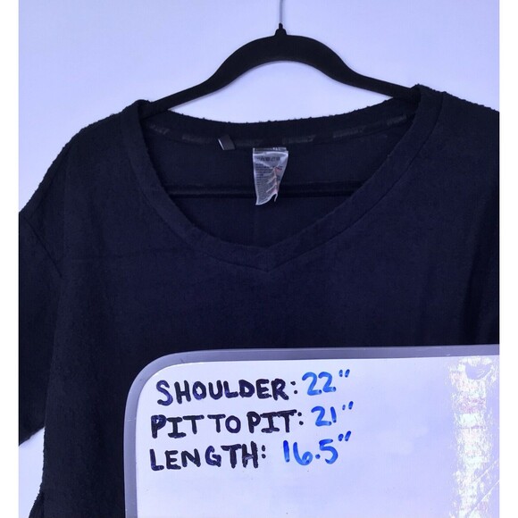 Gym‎ Shark Black Textured Crop Top Women's Size Small - Picture 6 of 6